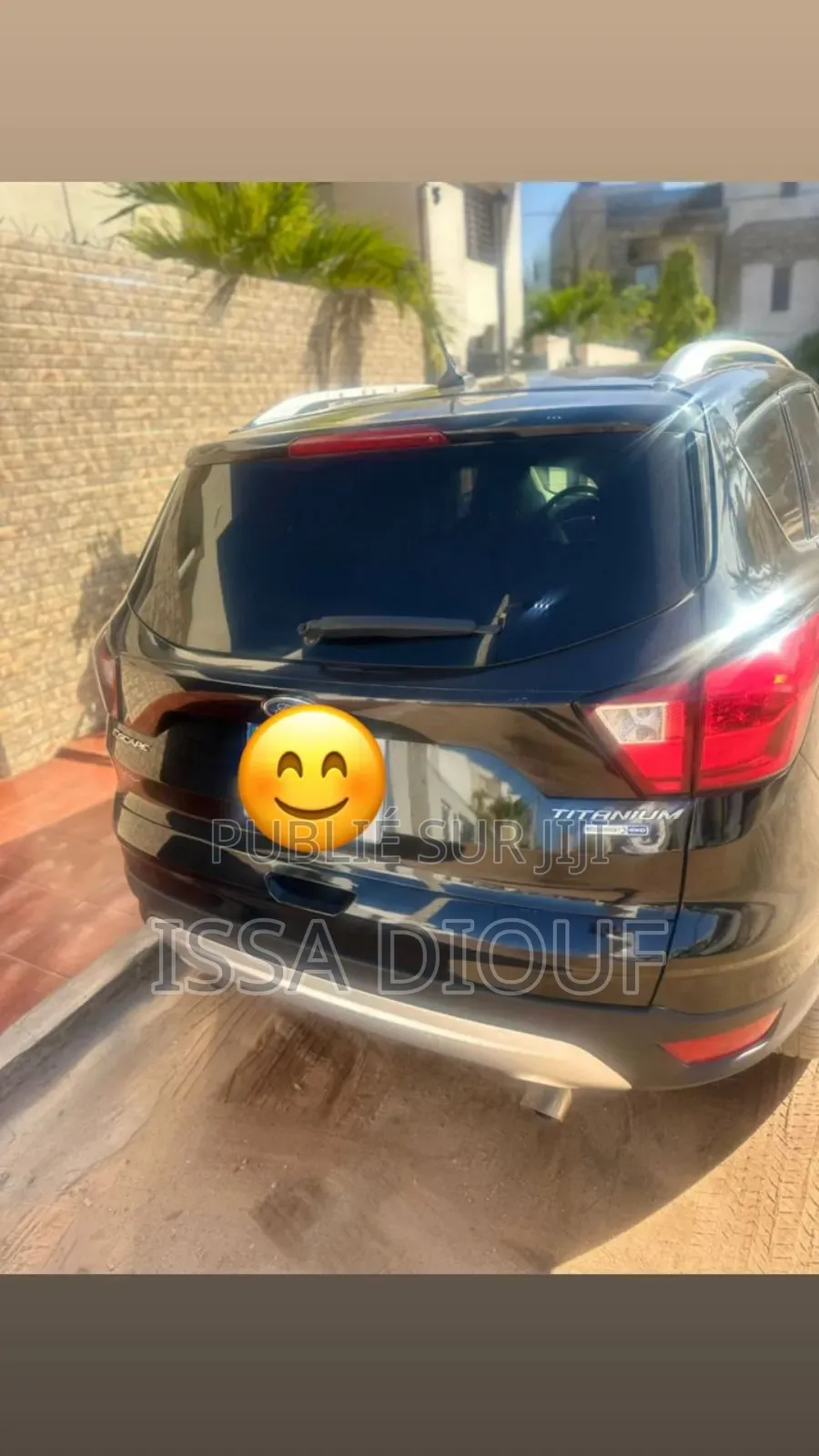 Ford Escape Titanium 4x4 2019 Noir
