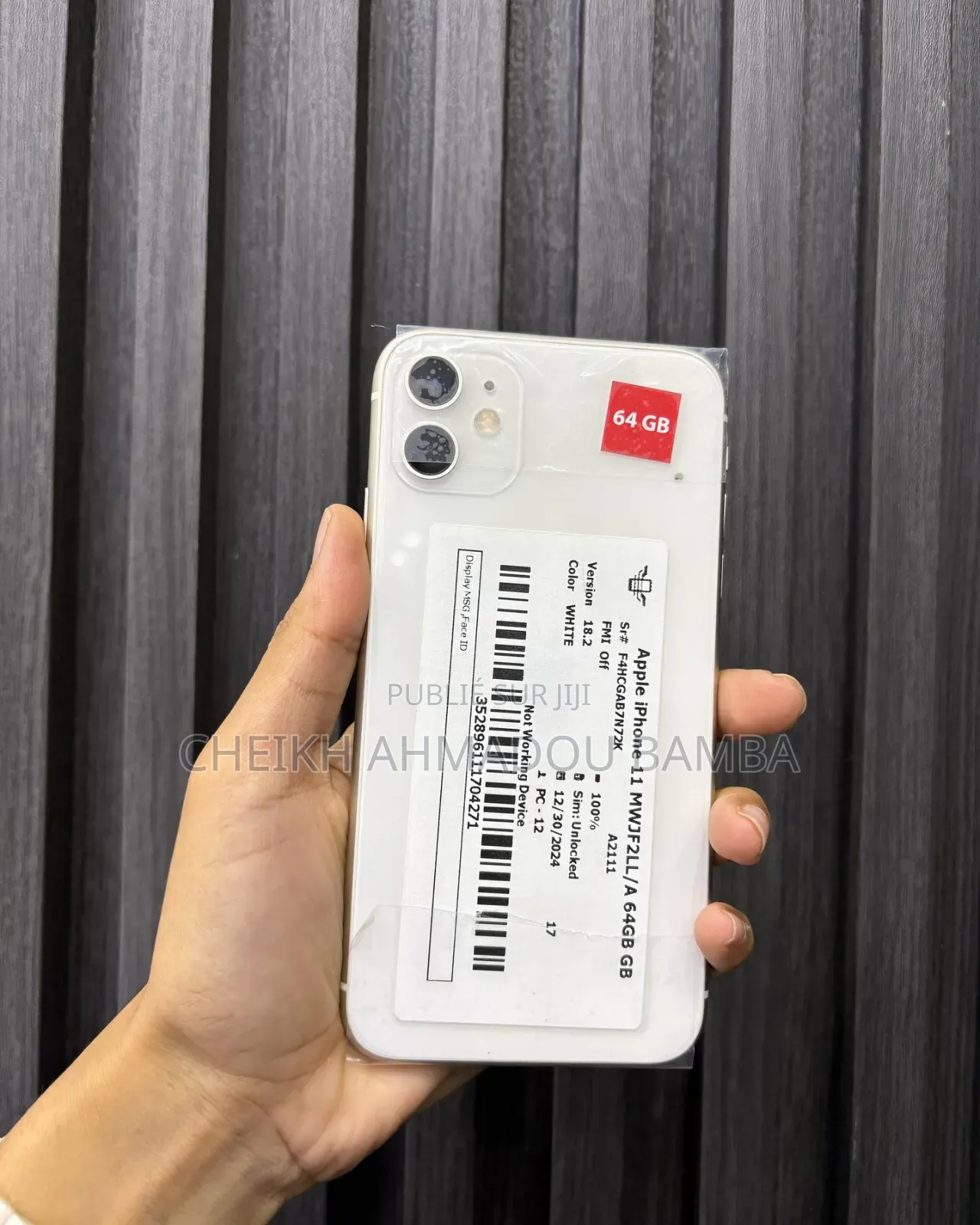 Nouveau Apple iPhone 11 64 GB Blanc