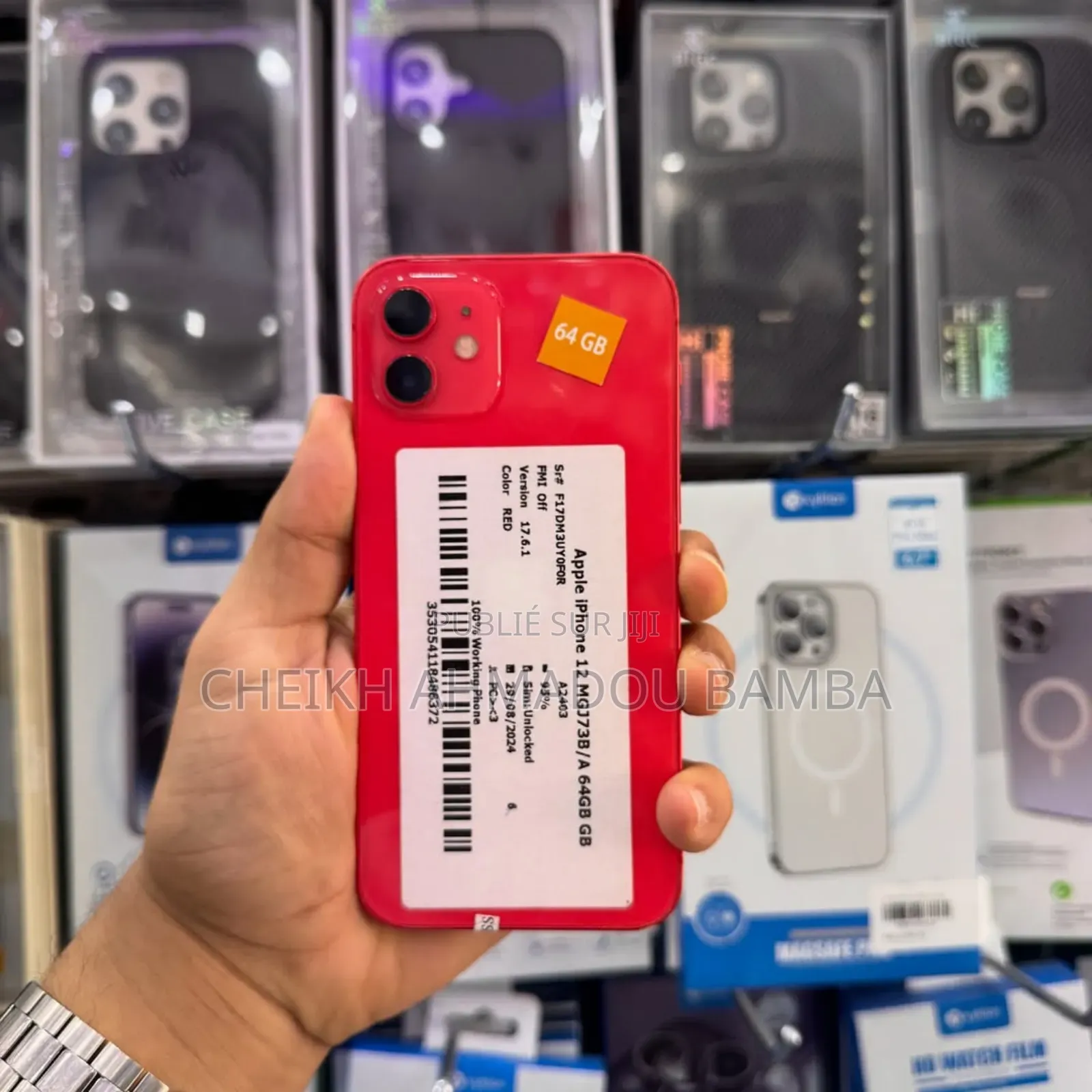 Nouveau Apple iPhone 12 64 GB Rouge