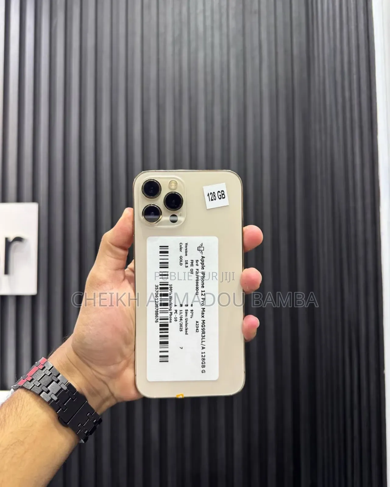Nouveau Apple iPhone 12 Pro Max 128 GB Doré