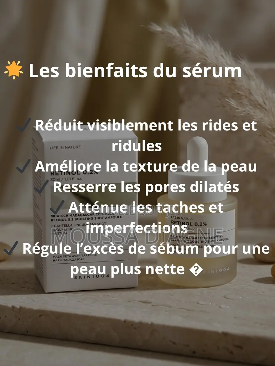 Sérum Rétinol 0.2% – Peau Lisse, Jeune Éclatante