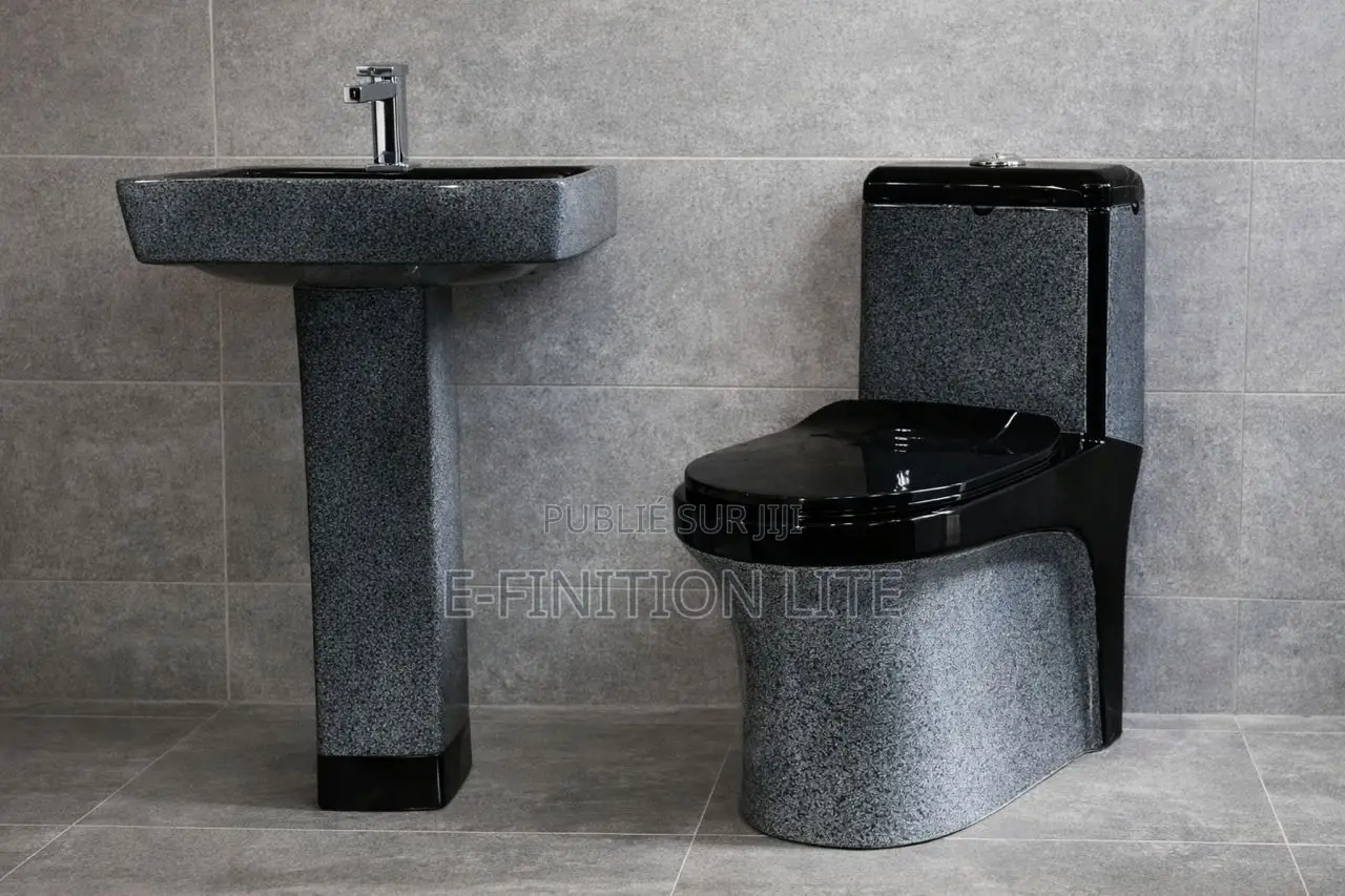 Ensemble Sanitaire GTS Gris Noir