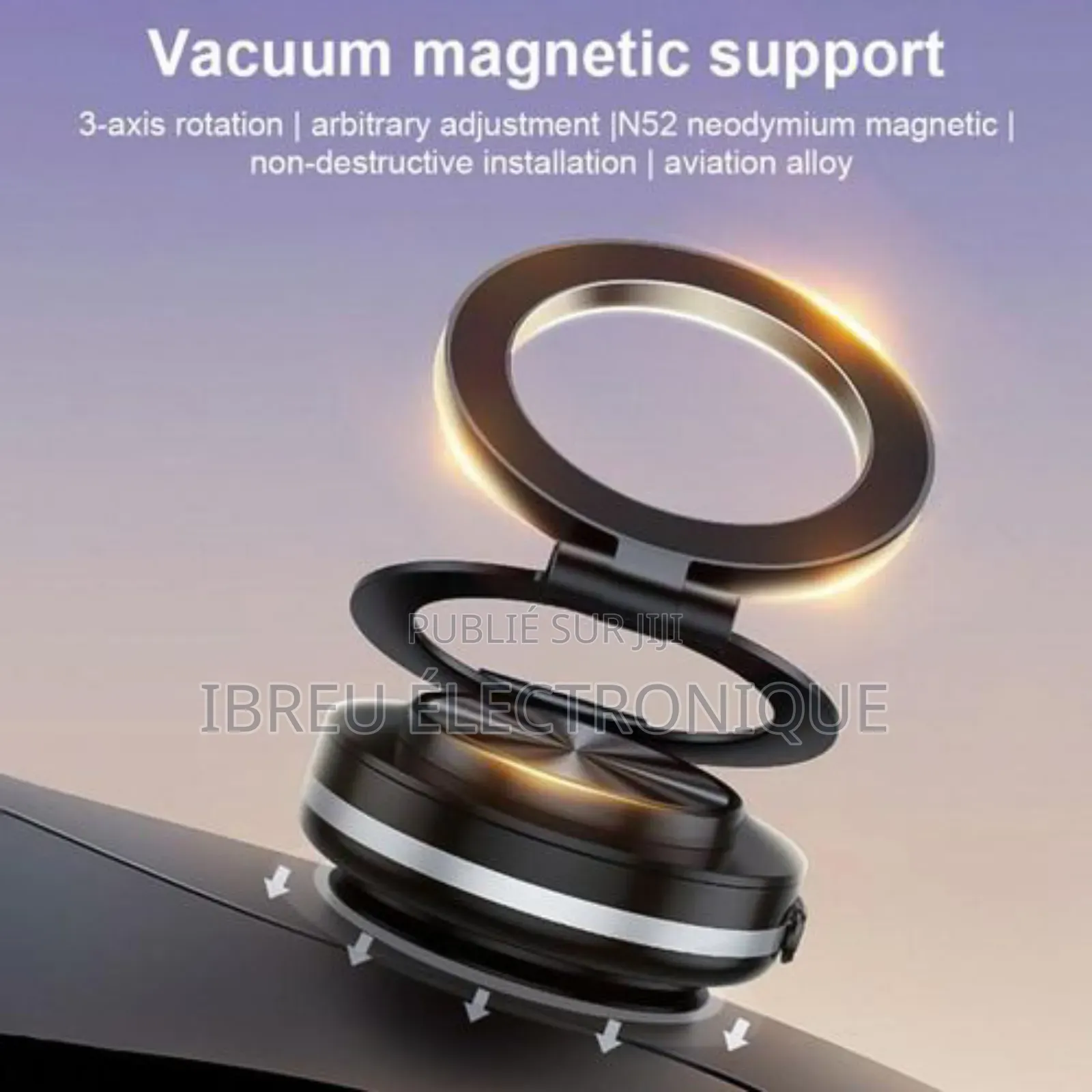 Support De Téléphone À Fixation Magnétique