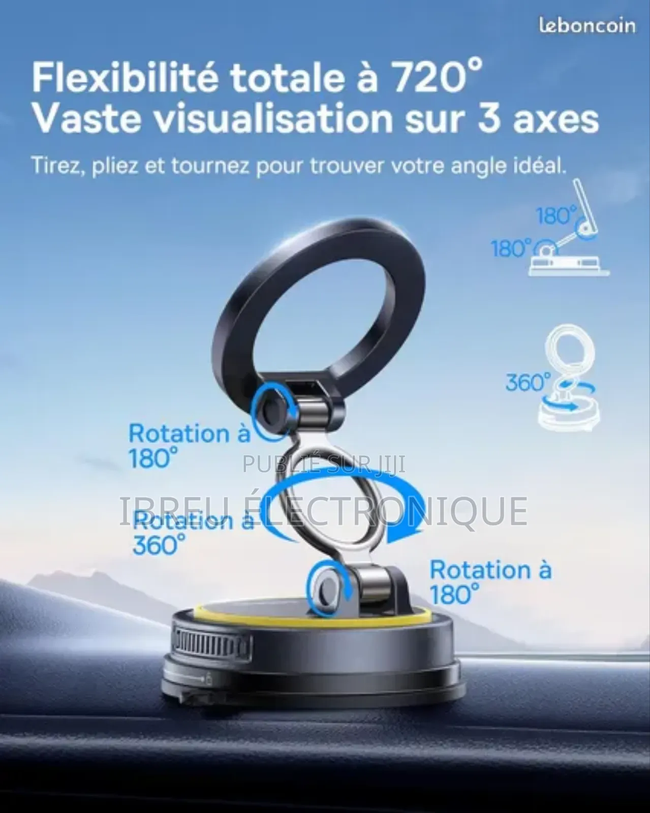 Support De Téléphone À Fixation Magnétique