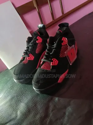 Chaussures Air Jordan Rouge-Noir