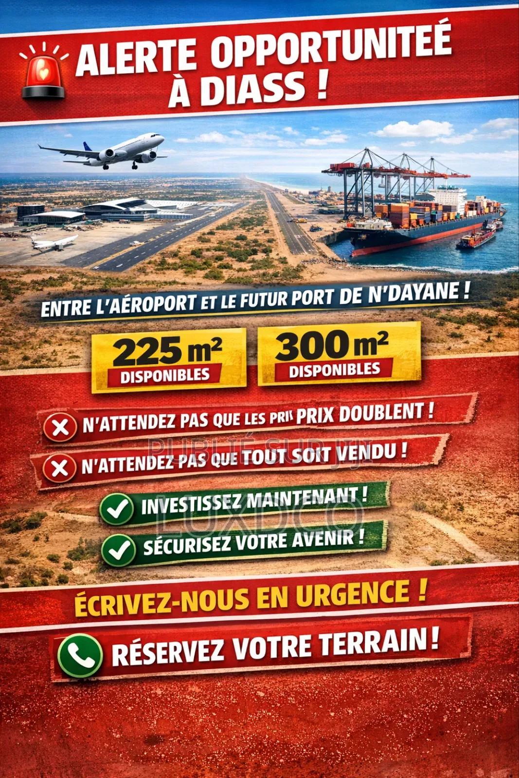 Terrains De 225m2 Et 300m2