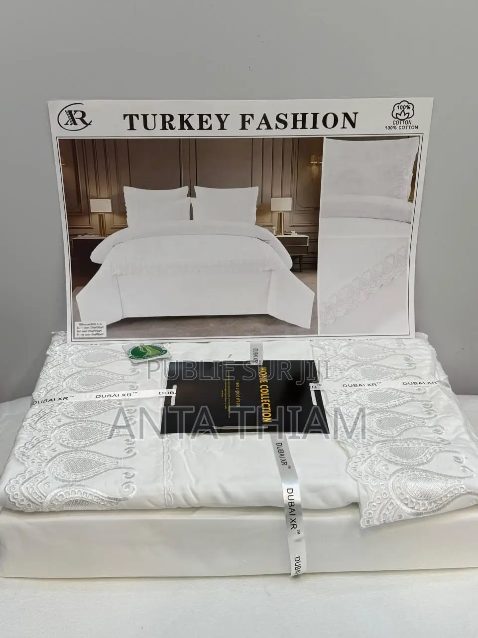 Drap Blanc 6 Pièces
