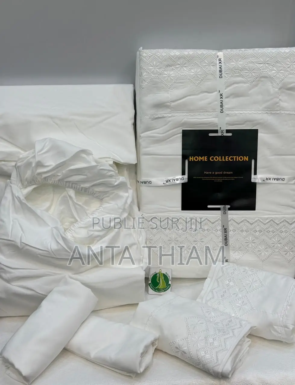Drap Blanc 6 Pièces