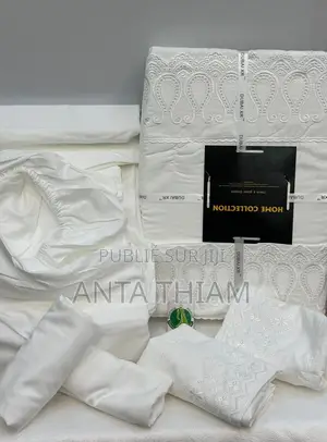 Drap Blanc 6 Pièces