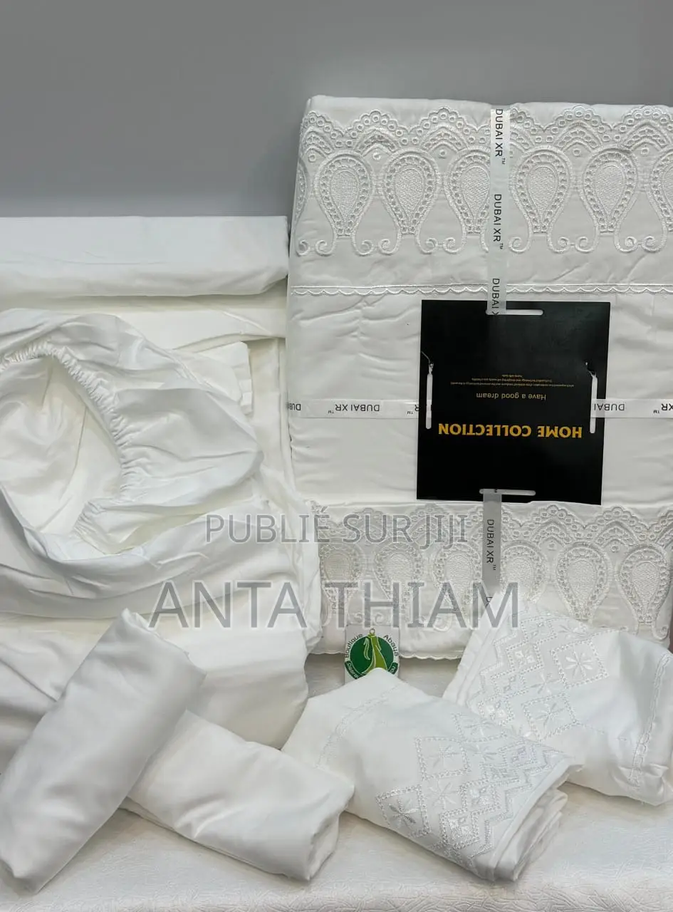 Drap Blanc 6 Pièces