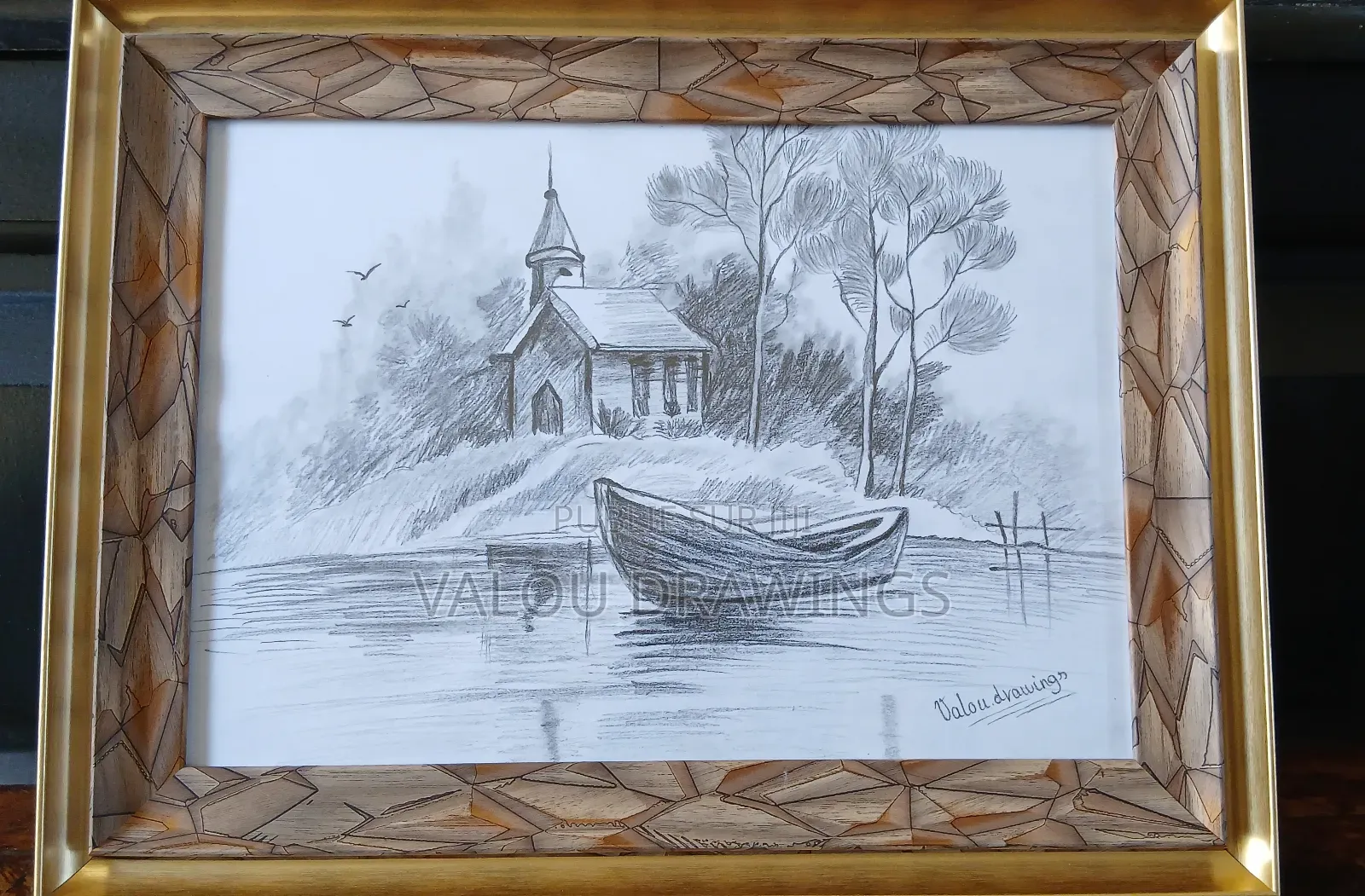 Tableau A4 - Dessin Fait À La Main