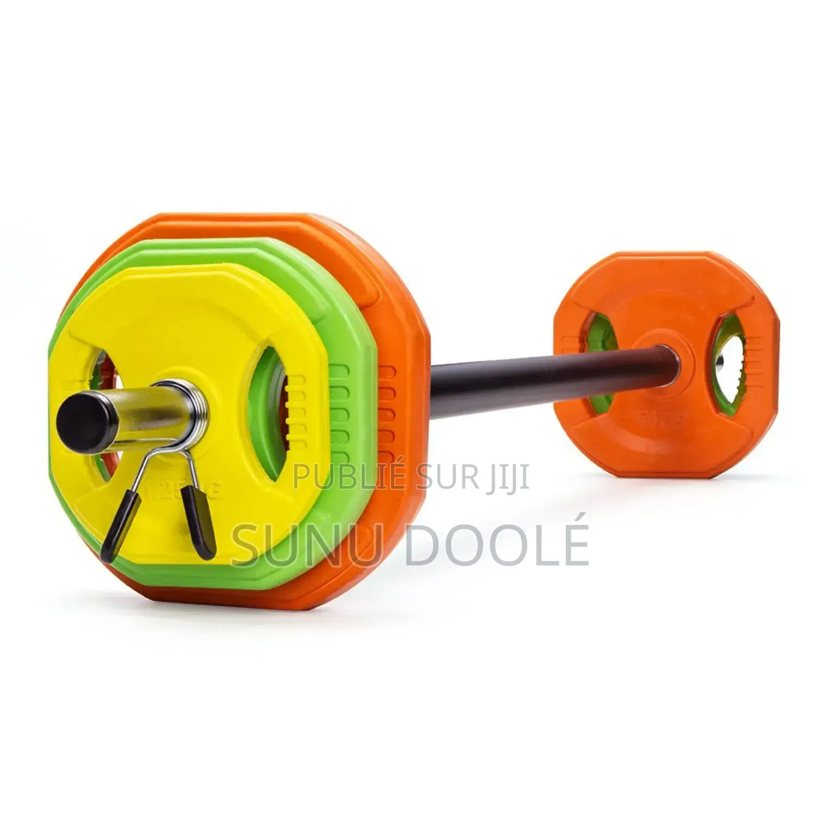 Set Aerobic Pump 20 Kg – Kit D’Haltères Avec Barre Et 6 Disques