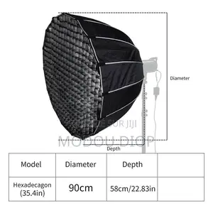 Softbox 90cm Avec Grille