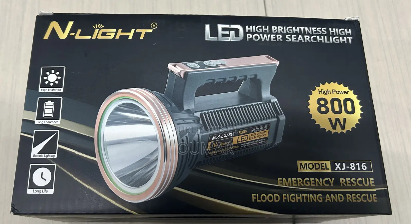 Torche Led 11x20cm 800w