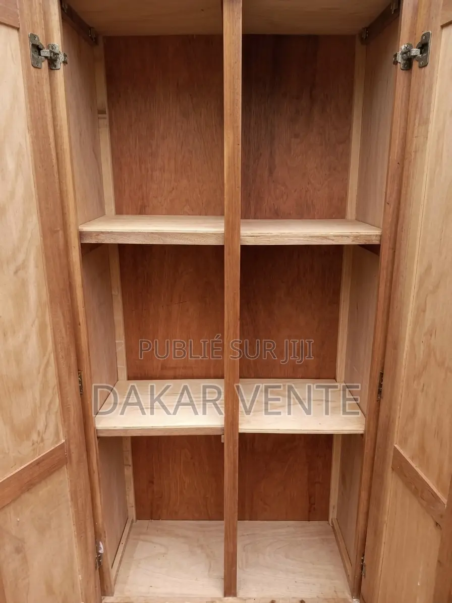 Armoire 2 Battants en Bois Massif