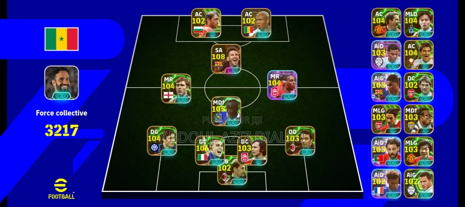 Compte Efootball