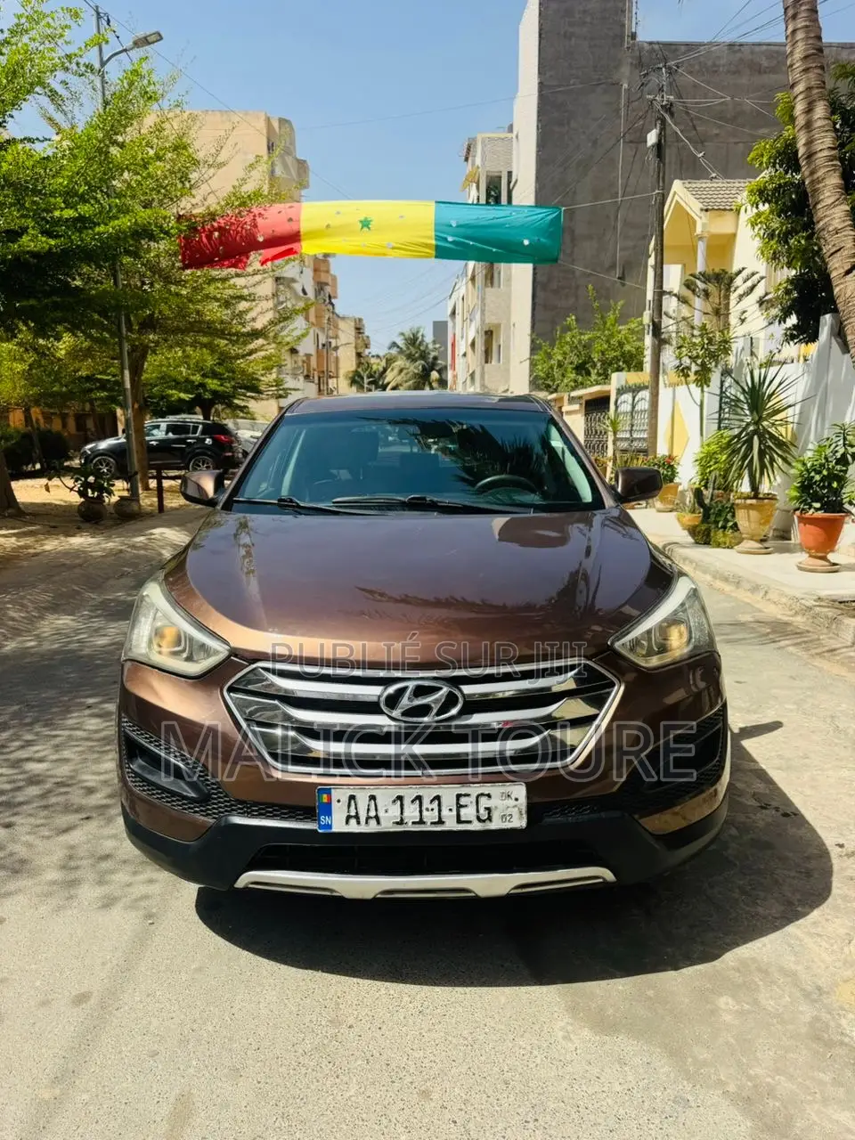 Hyundai Santa Fe SE AWD 2016 Marron