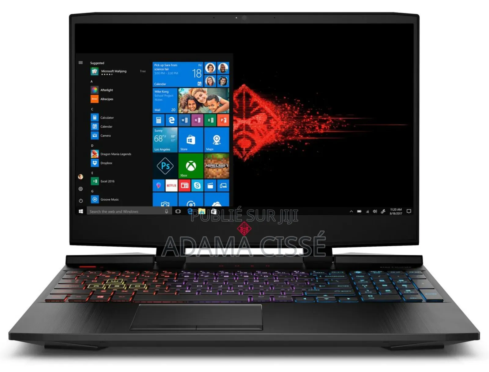 Ordinateur portable HP Omen 15 16GB Intel Core 7 SSD 256GB