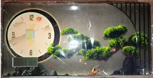 Tableau De Décoration Avec Horloges Numérique Et Analogiques
