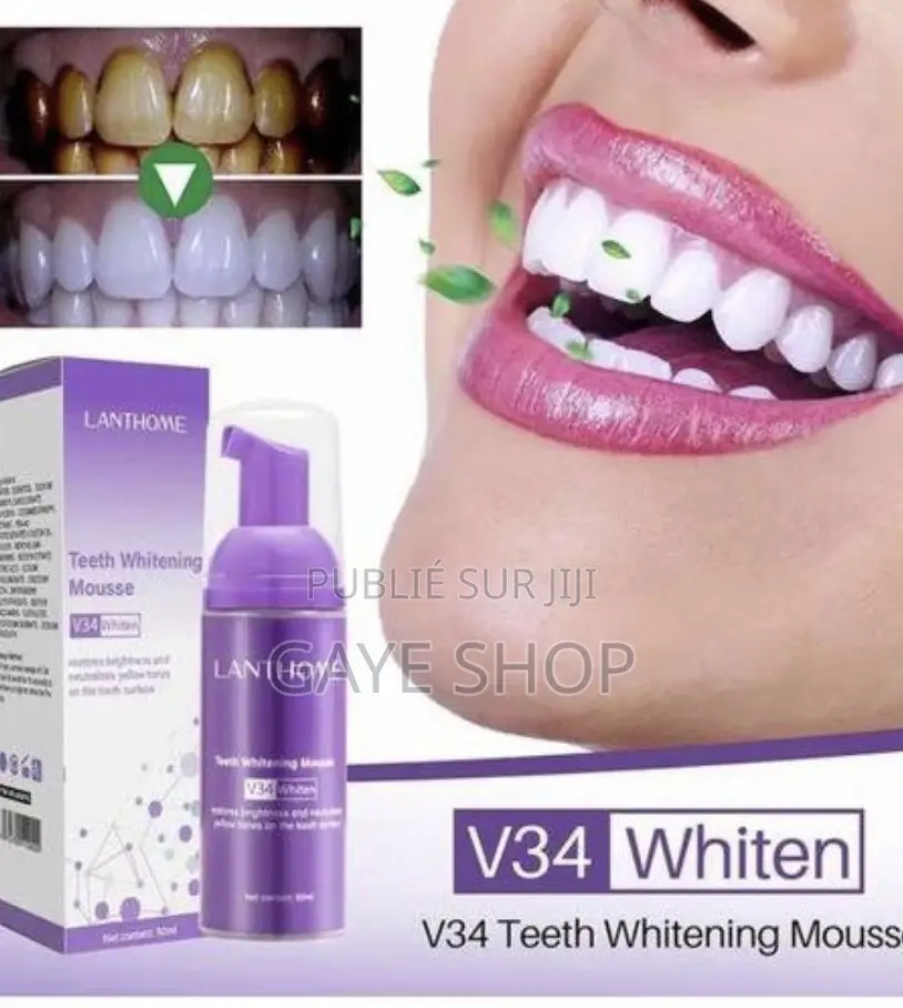 Mousse V34 Dentifrice Soin Dentaire
