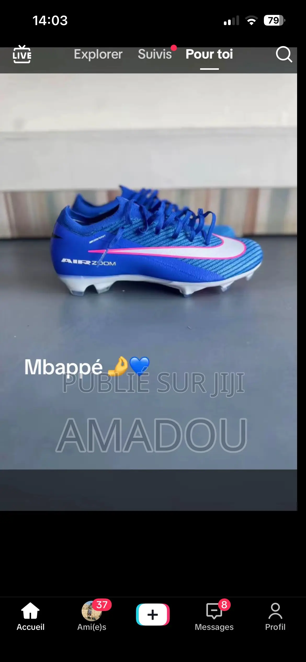 Crampons Football
