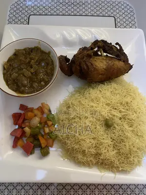 Vermicelles ,Yassa Viande Et Poulet