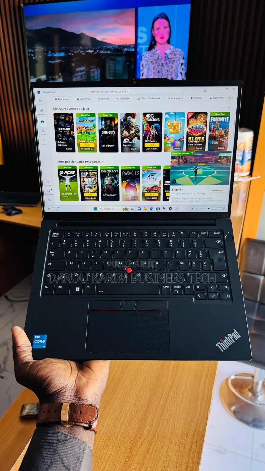 Nouveau Lenovo ThinkPad E14 Gen 5 16GB Intel Core i5 SSD 512GB