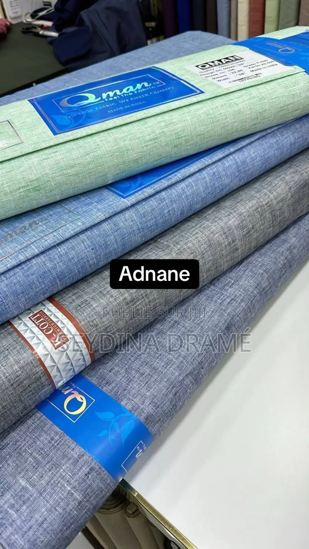 Tissu Lin Coton