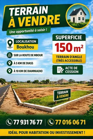 Terrain 150m2 À Vendre