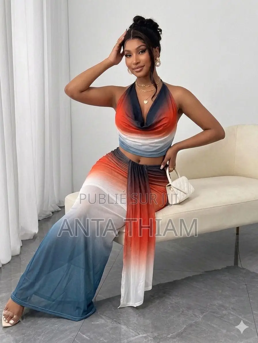 Ensemble Jupe Et Haut Style Halter