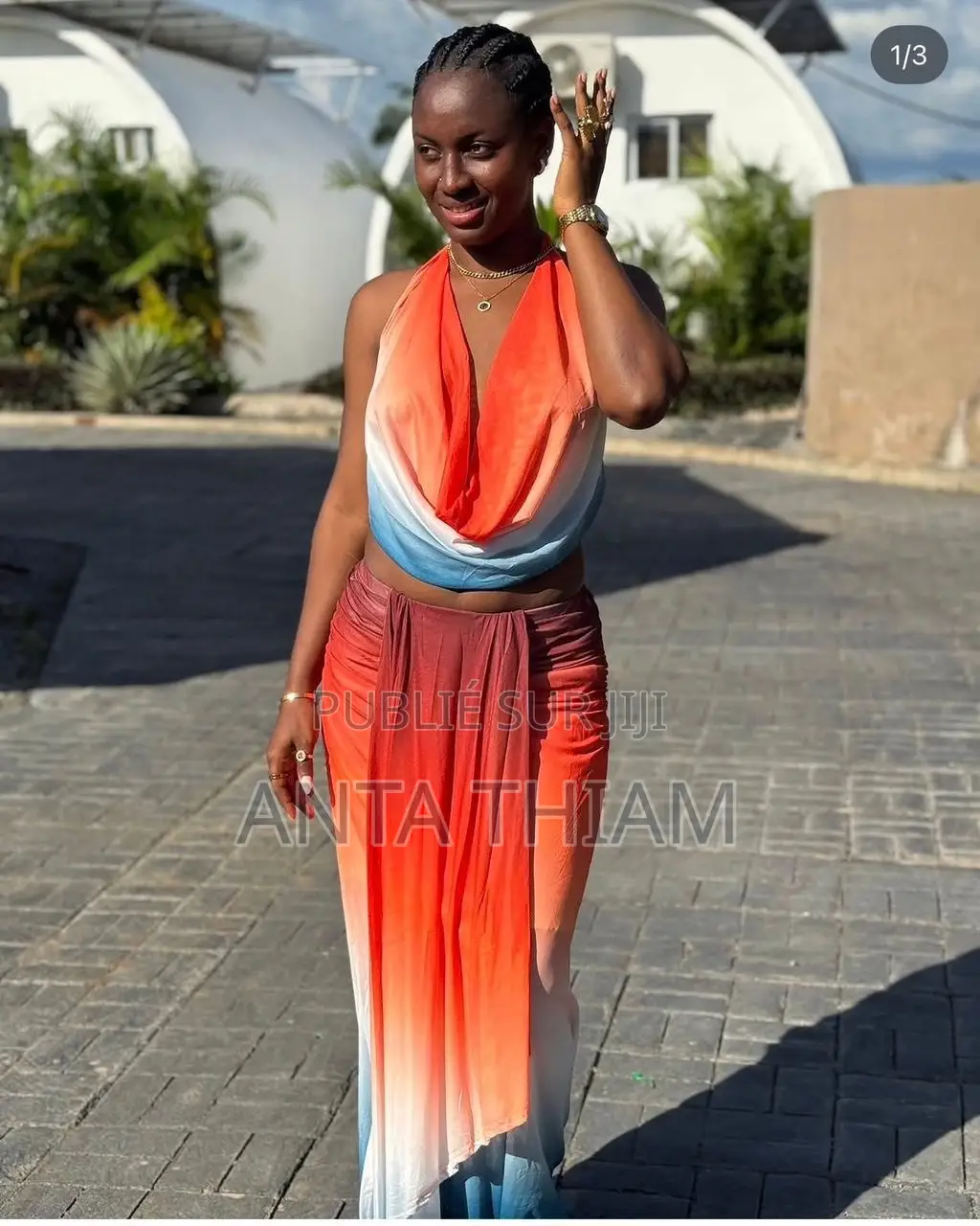 Ensemble Jupe Et Haut Style Halter