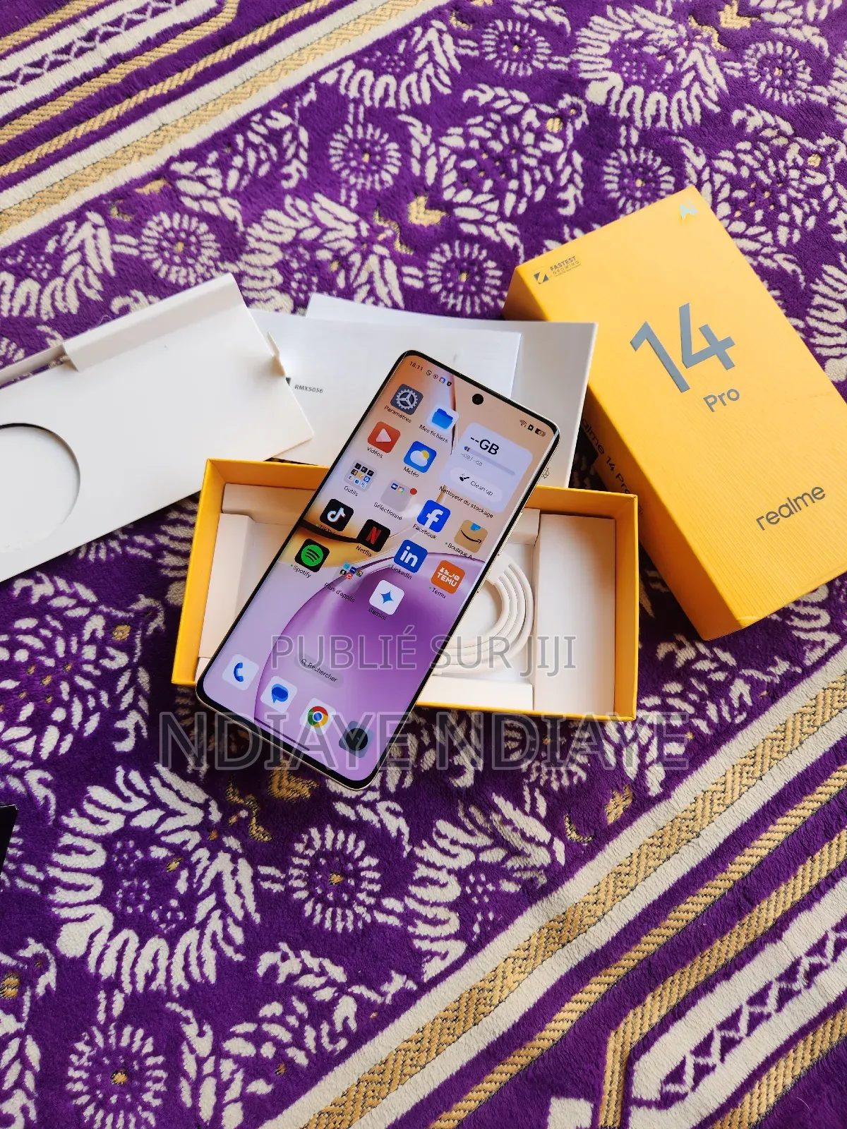 Nouveau Realme 14 Pro 256 GB Doré