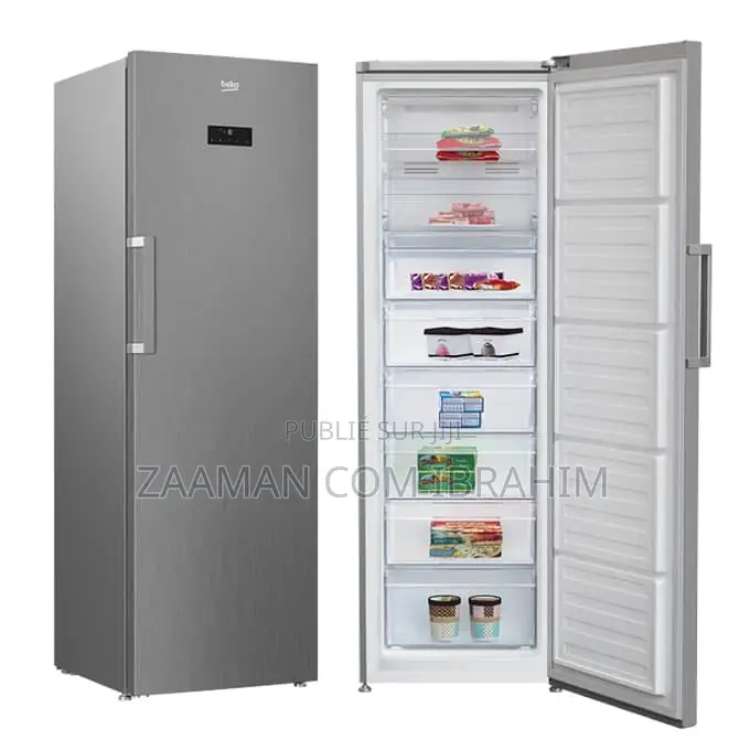 Congelateur Beko Vertical 8tiroirs 315l A+ Nofrost Gris
