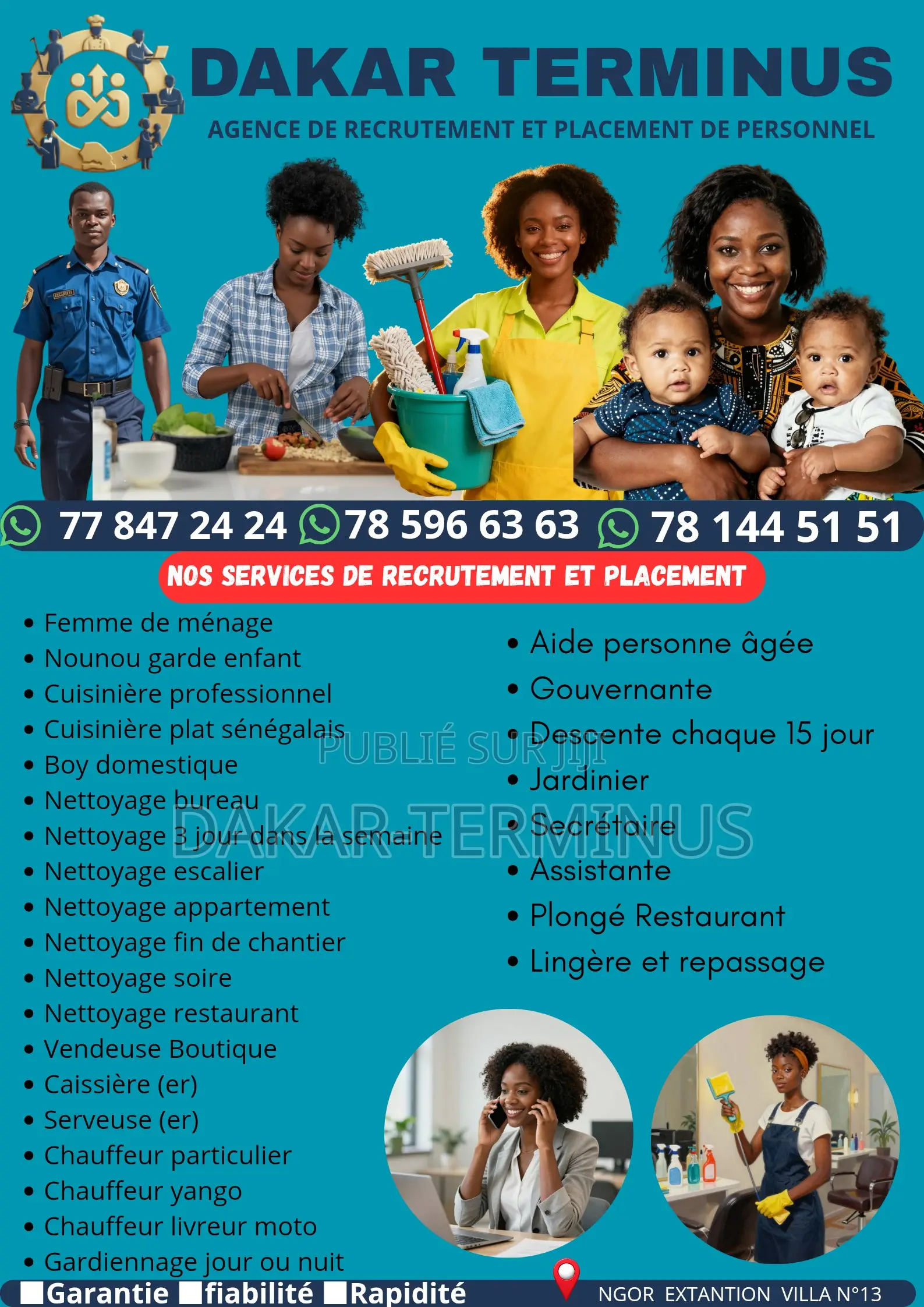 Personnel De Maison a Dakar