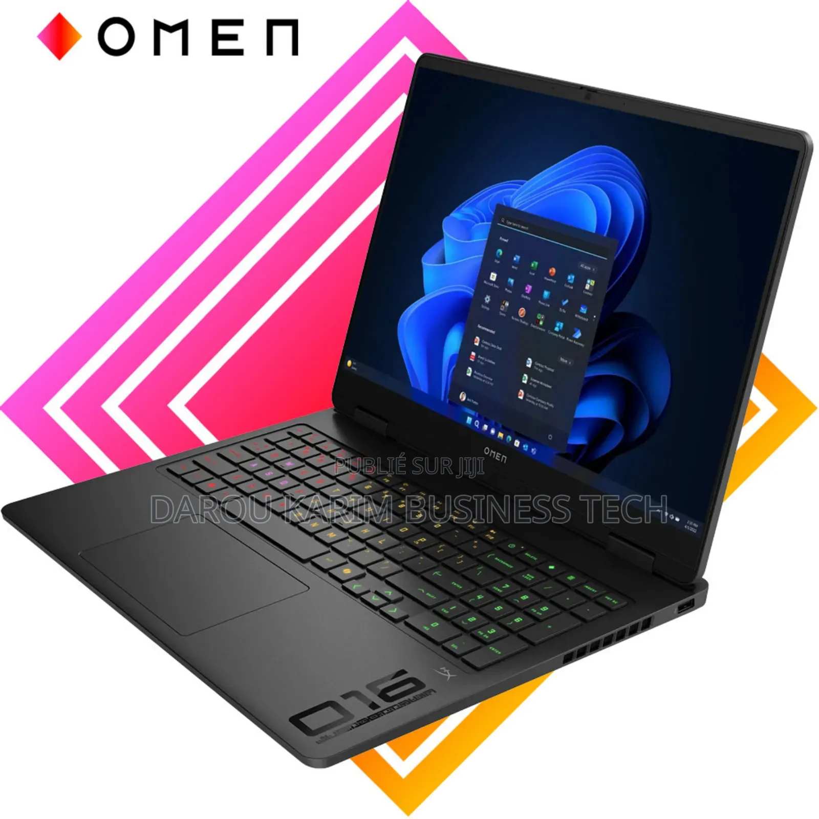 Nouveau Ordinateur portable HP Omen 16 32GB Intel Core Ultra 7 SSD 1T