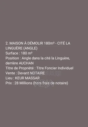 Terrain a Vendre