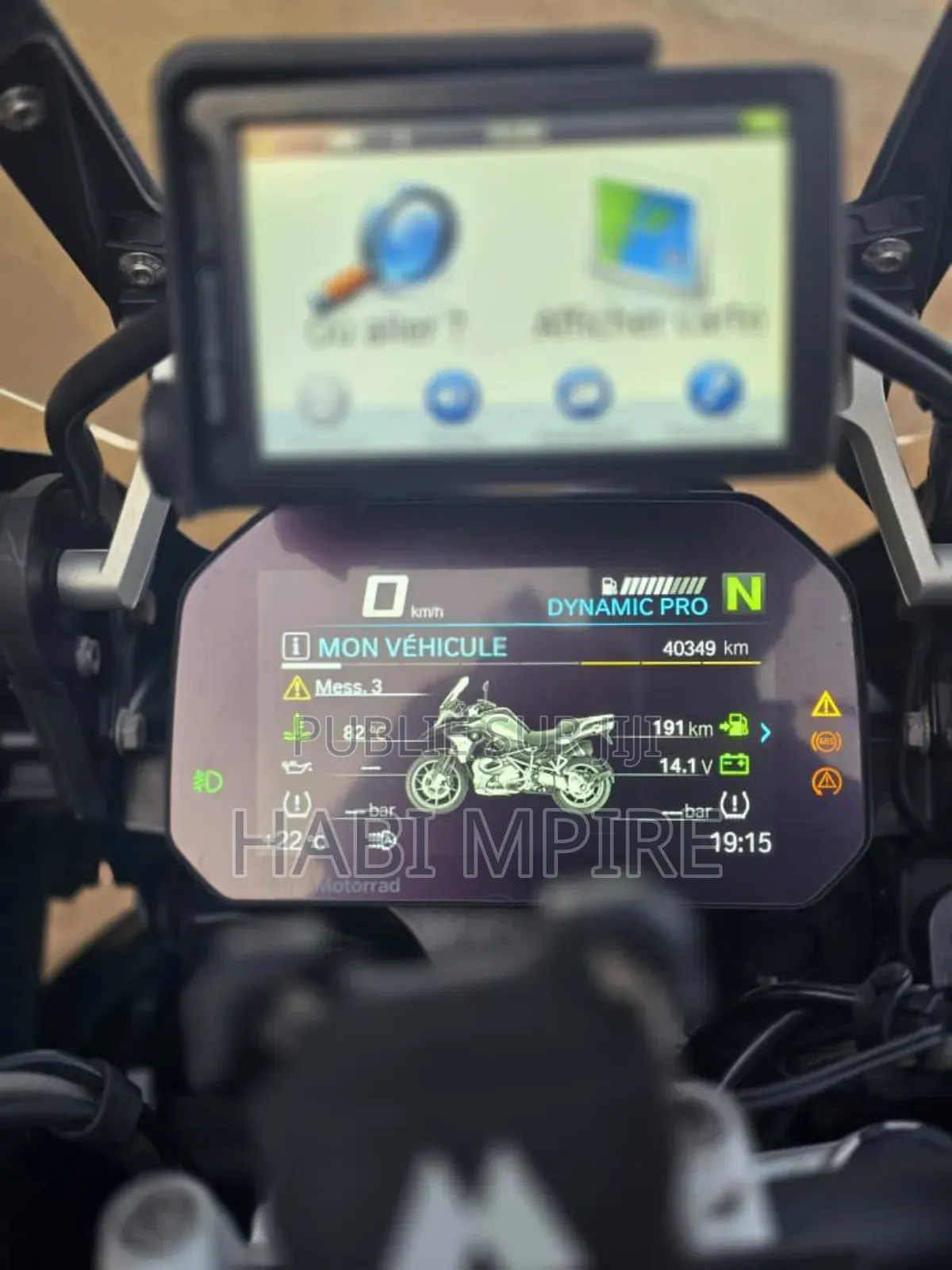 BMW R1250GS 2023 Noir