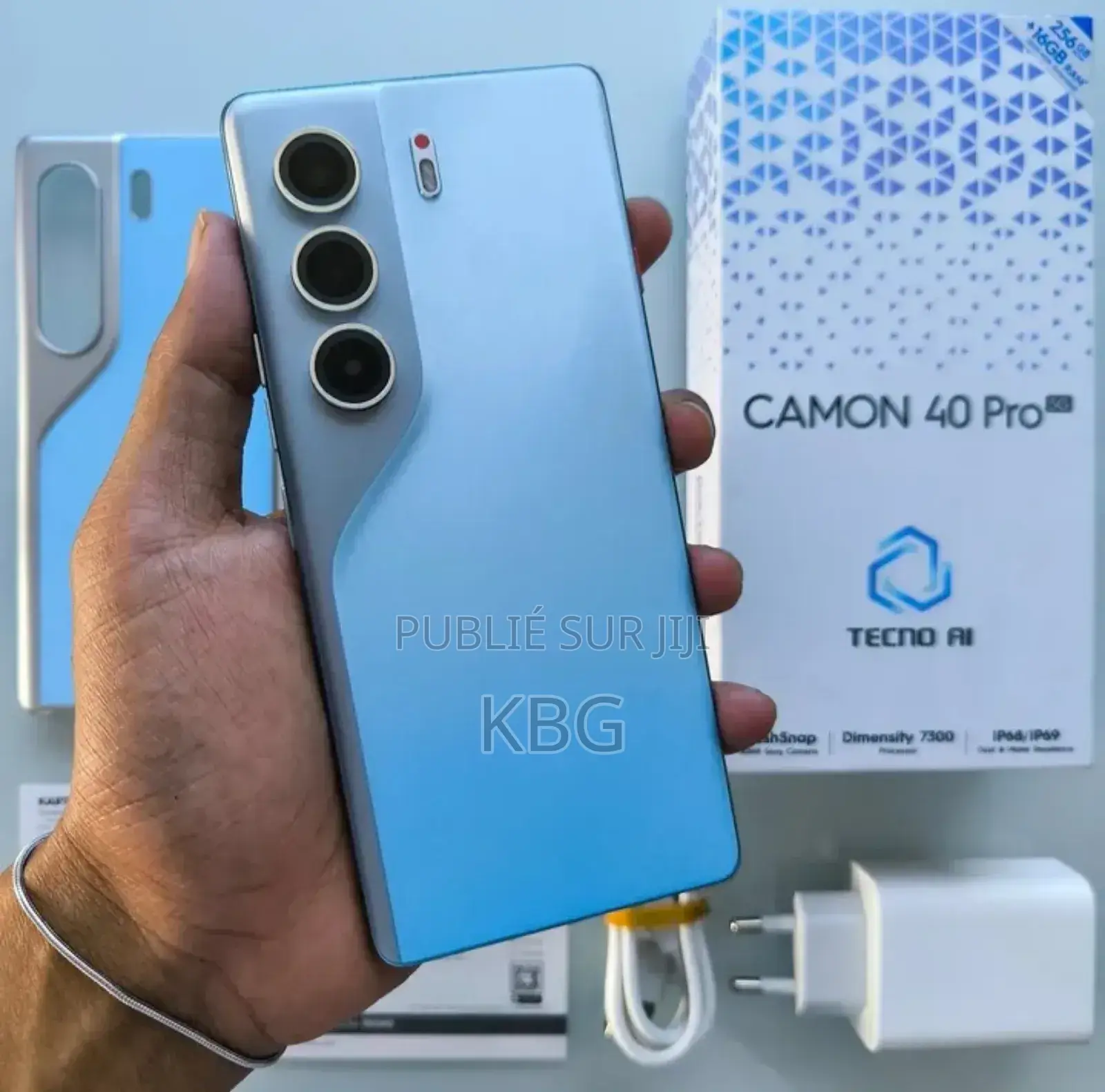 Nouveau Tecno Camon 40 Pro 5G 256 GB Bleu