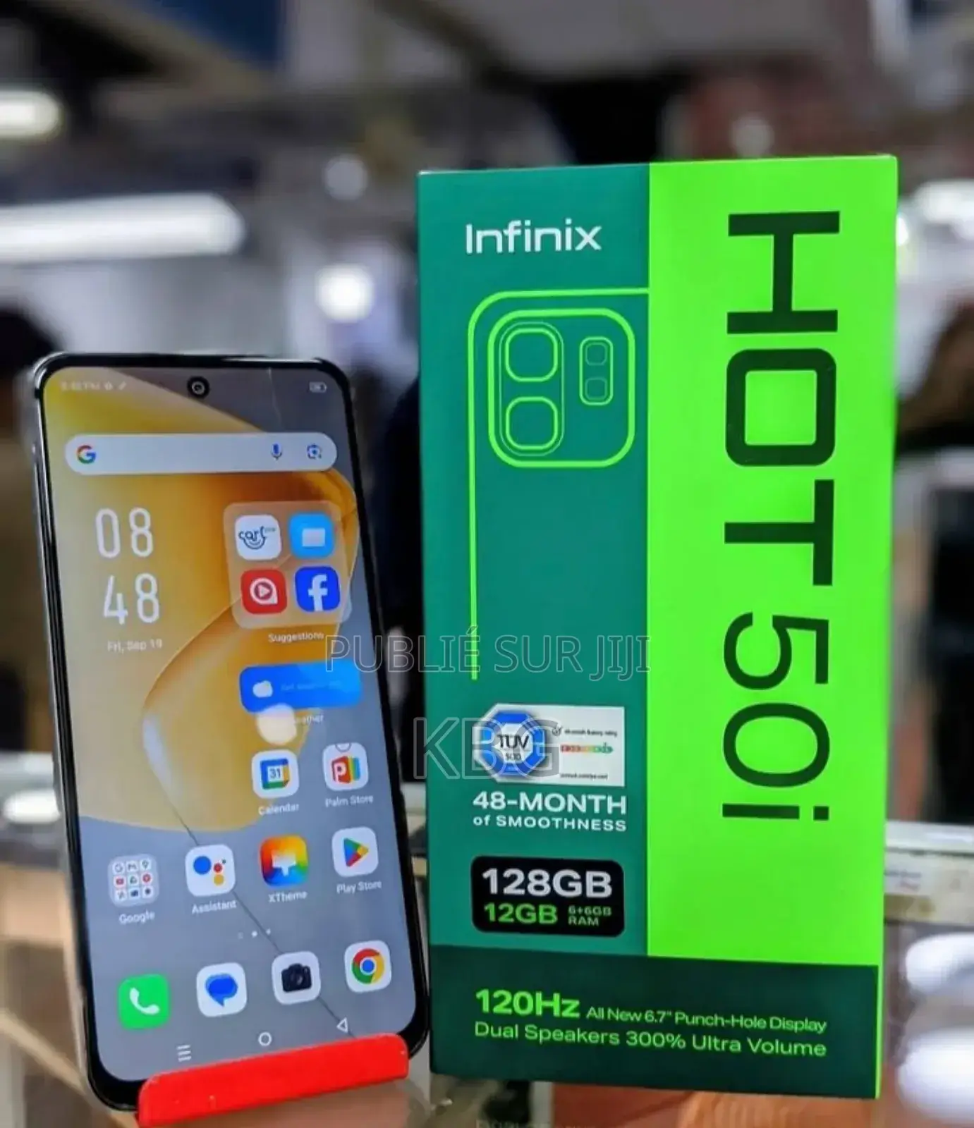 Nouveau Infinix Hot 50i 128 GB Gris