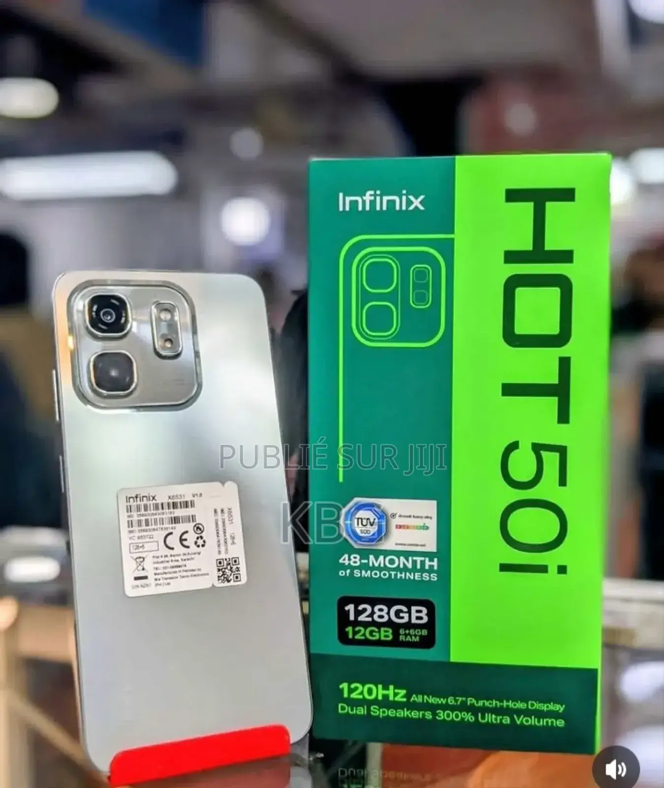 Nouveau Infinix Hot 50i 128 GB Gris