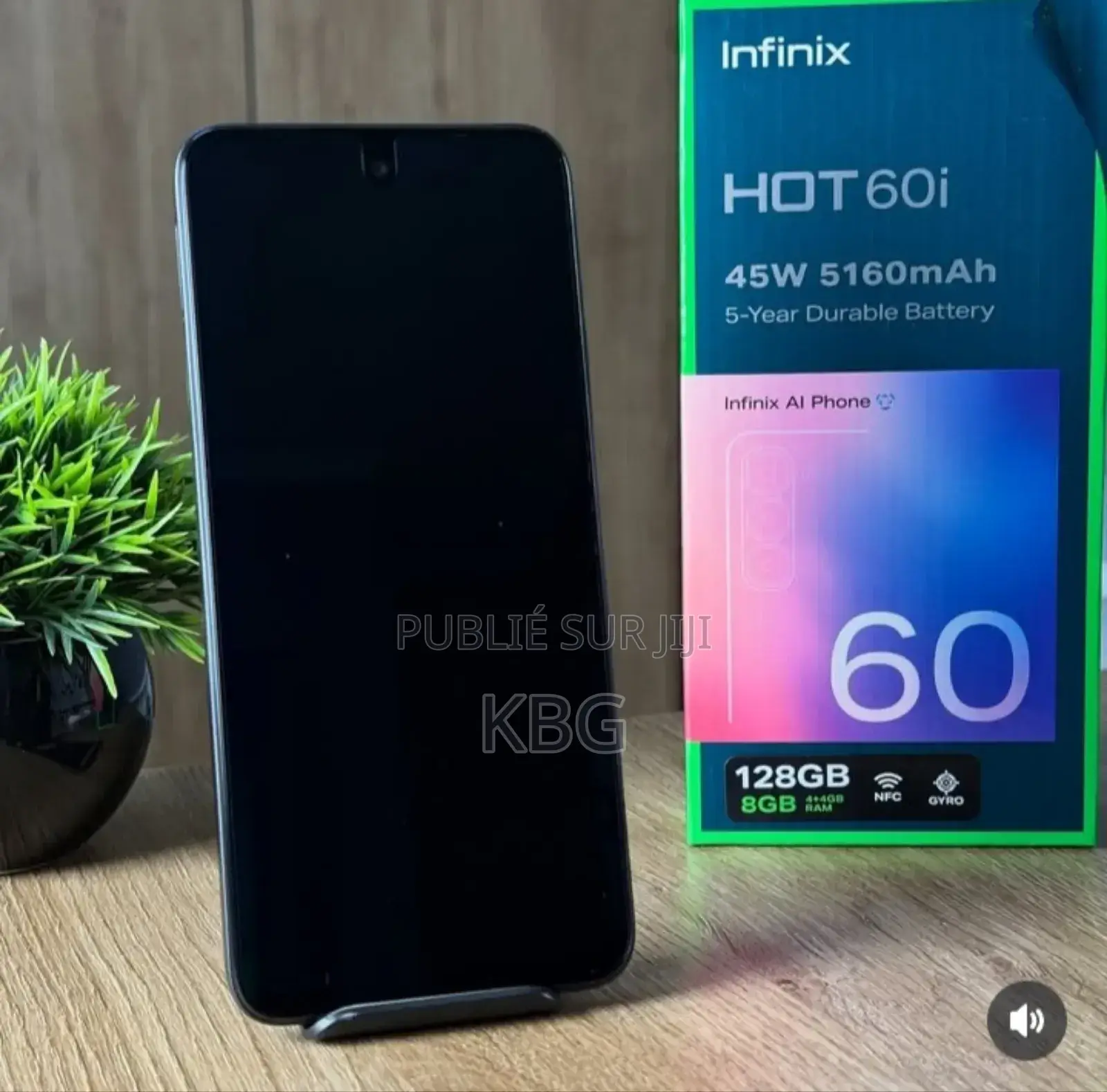 Nouveau Infinix Hot 60i 128 GB Gris
