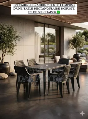 Table 6 Places en Plastique