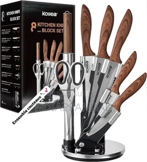 Couteaux De Cuisine De La Marque Kollea, Comprenant 8 Pièces