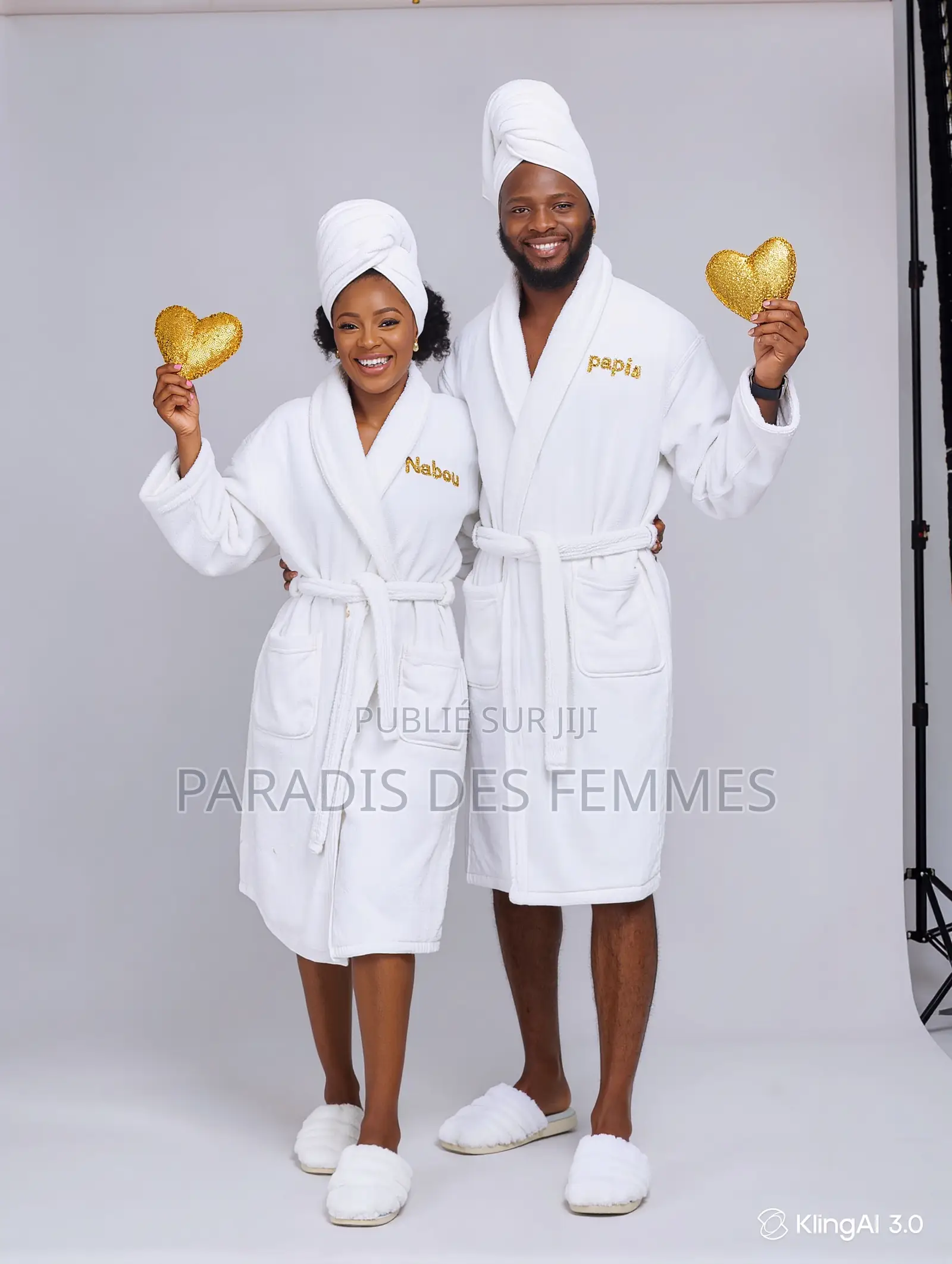 Peignoirs Couples Personnalisée