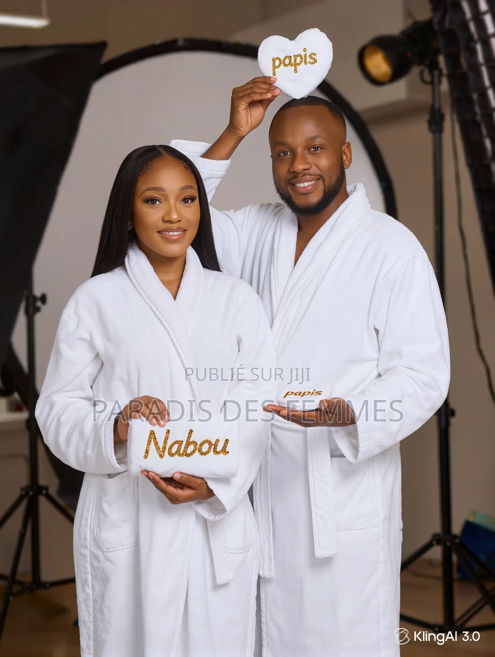 Peignoirs Couples Personnalisée