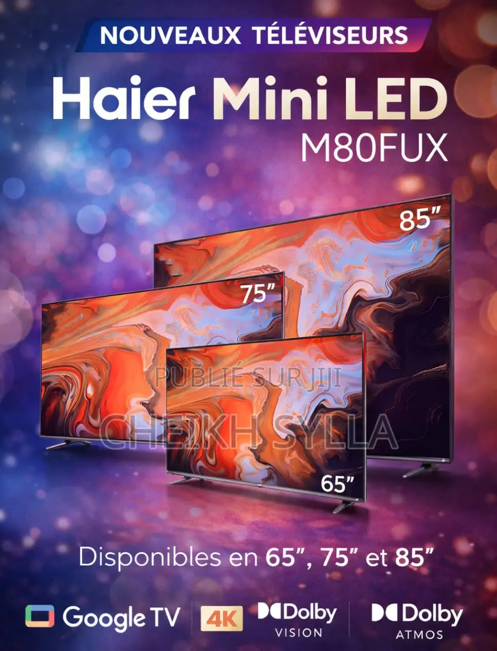 Smart Haier Mini Led 85" Full Options