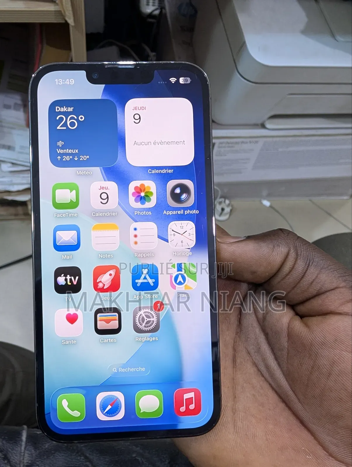 Apple iPhone 13 Pro 128 GB Noir