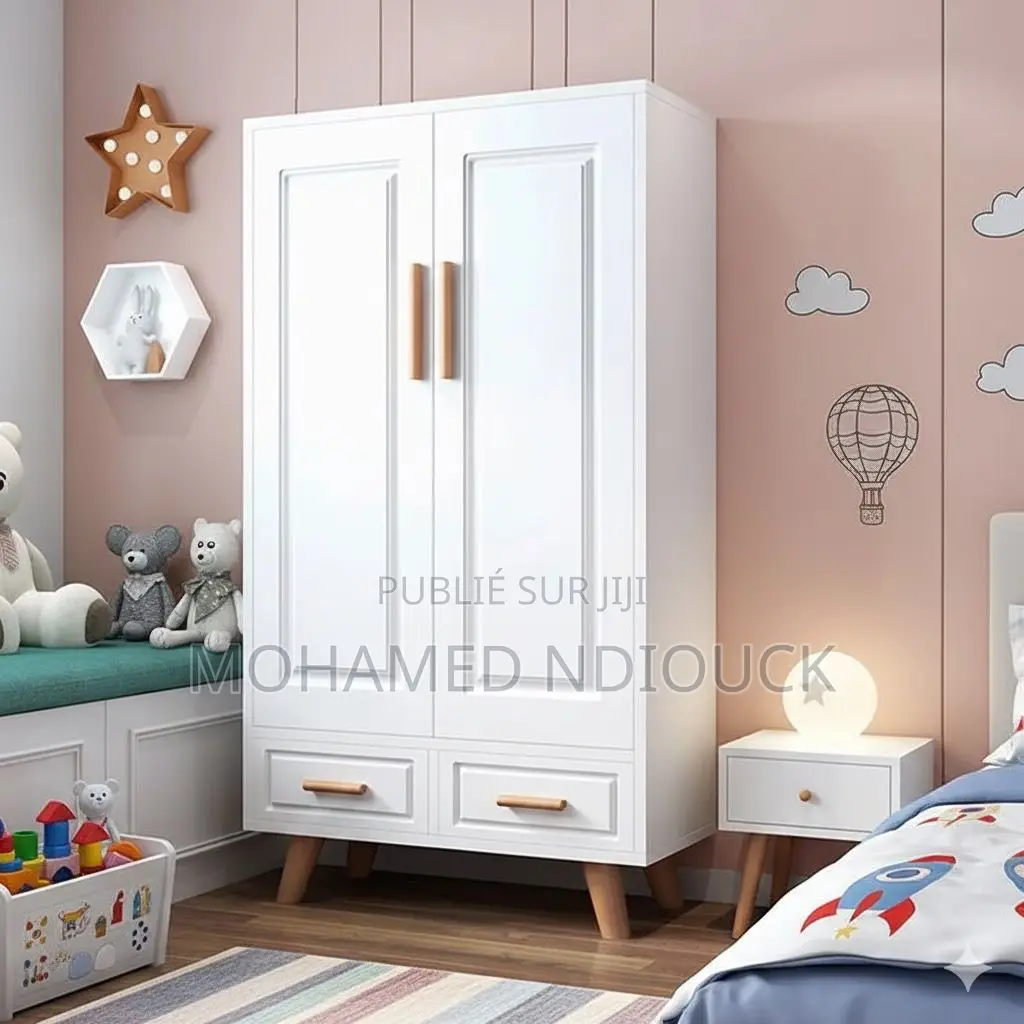 Armoire 2 Battant Et Deux Tiroirs