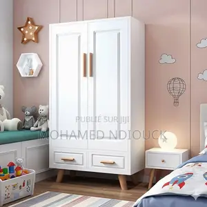 Armoire 2 Battant Et Deux Tiroirs