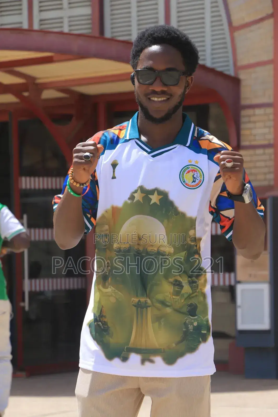 Maillot Coupe Du Monde “Senegal 2 Étoiles”